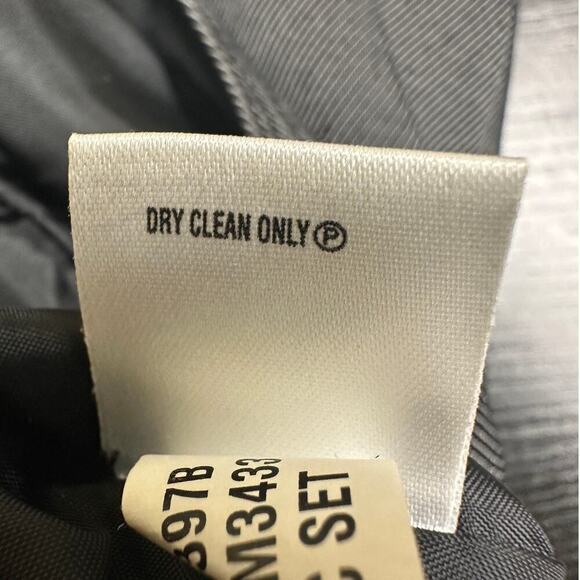 Calvin Klein Size 10 Gray Knee Length Sheath Dress Careerwear Office Siren Belt - Picture 9 of 13